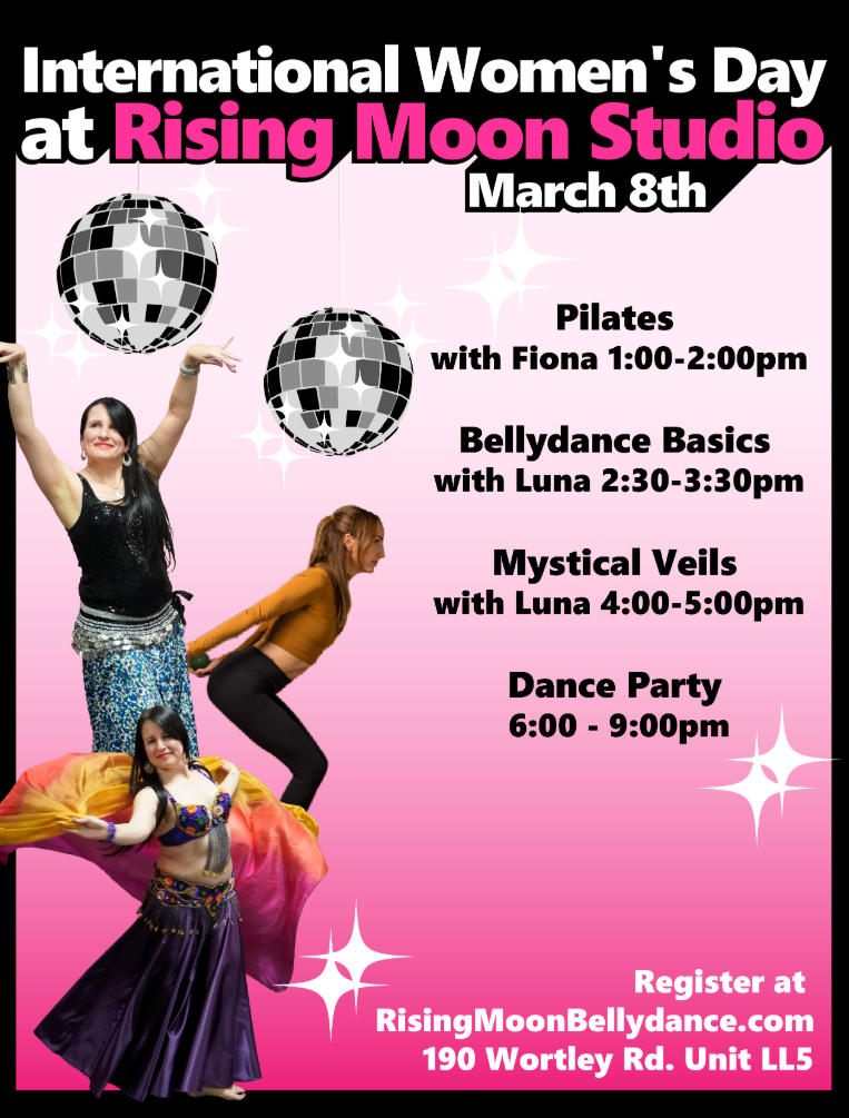 A Poster for an event for international womens day